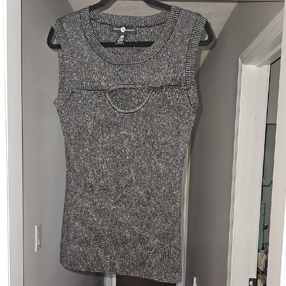 Ashley Stewart Gray Tank Top